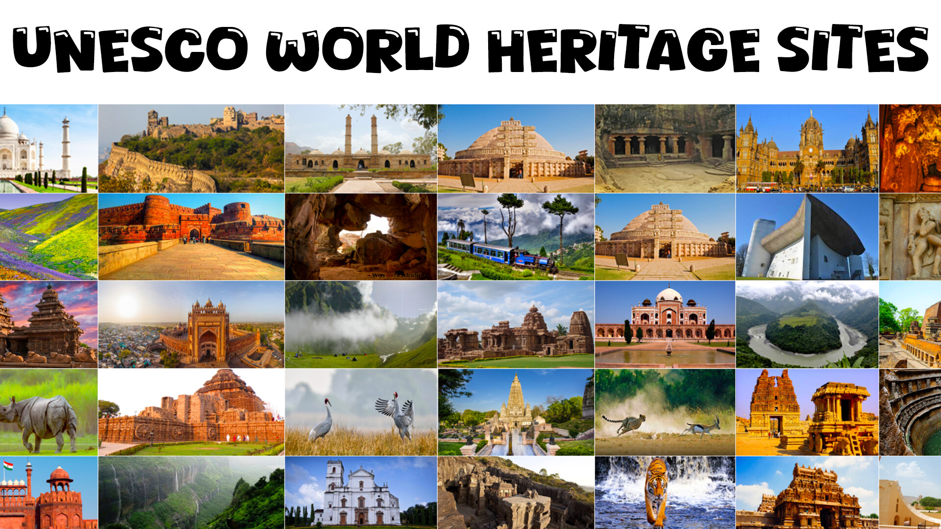 43 Reasons to Visit India: Your Guide to UNESCO World Heritage Sites in India