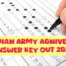 indian army agniveer 2025 answer key